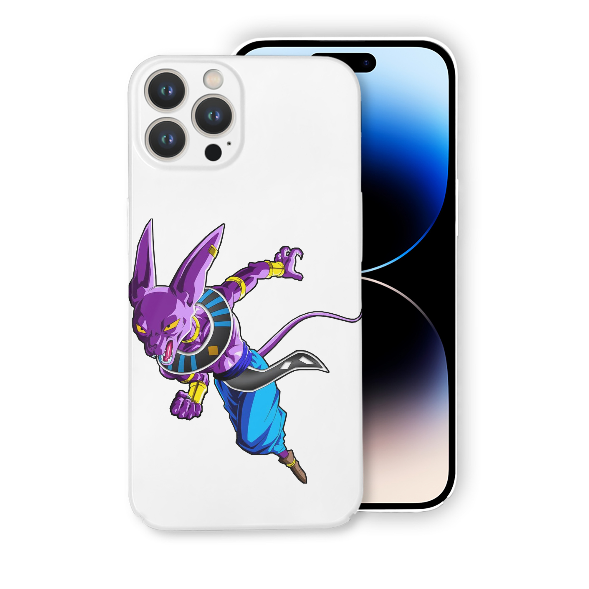 （画像用） ドラゴンボール ビルス 破壊神ビルス DRAGON BALL Beerus Birusu 【iPhone 14シリーズ対応】ハードケース